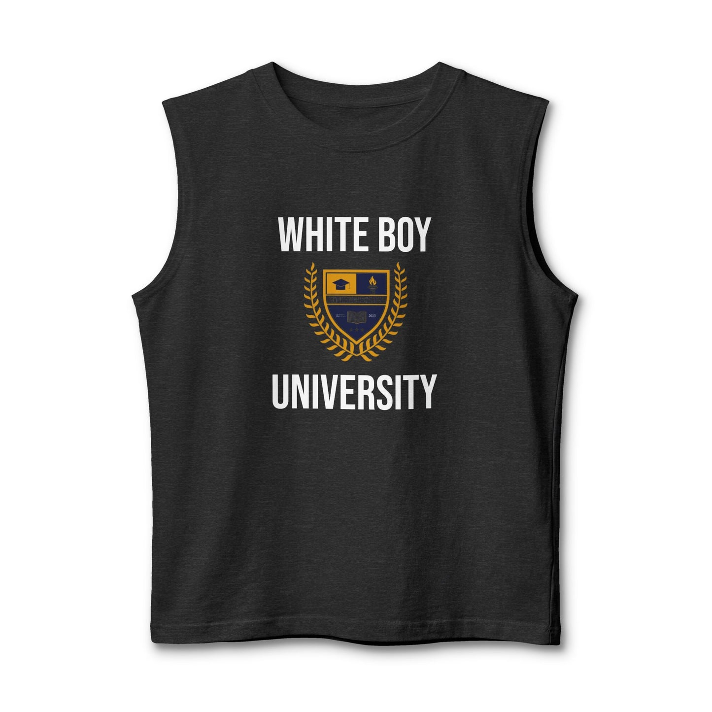 White Boy University Tank Top